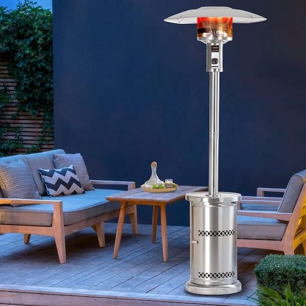 48,000 BTU's Patio Heater, Outdoors Gas Patio Heaters Floor