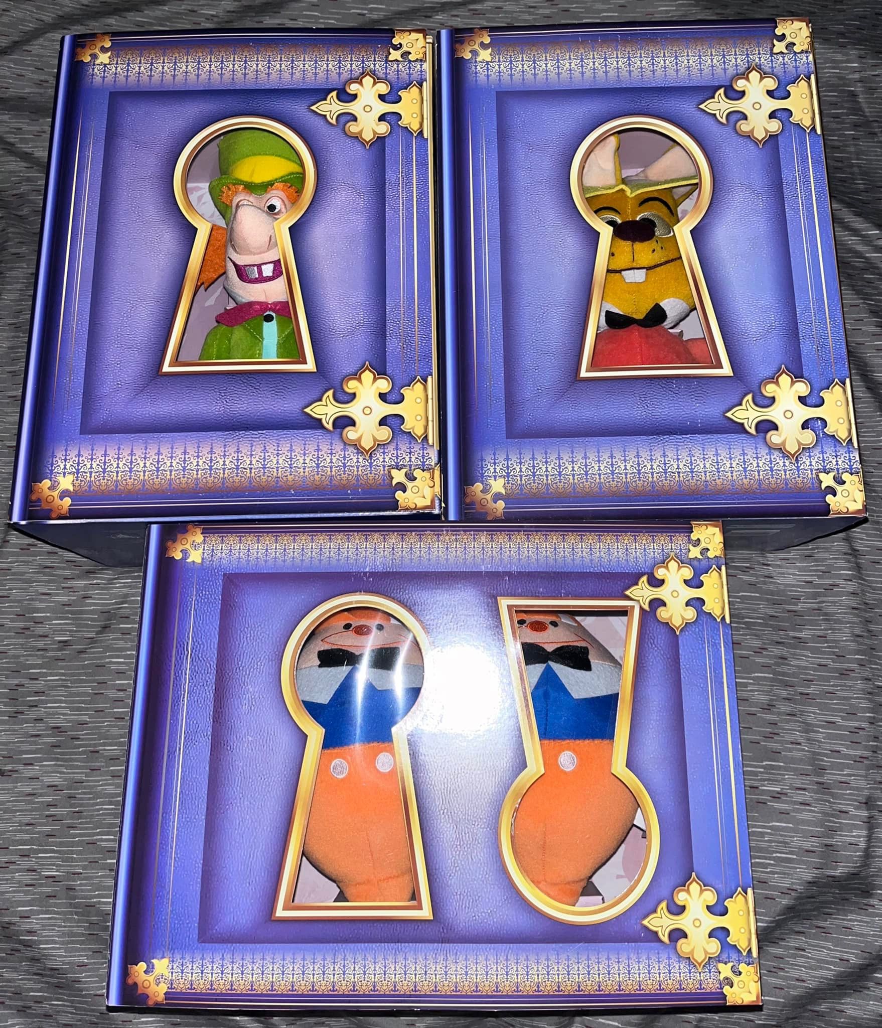 DISNEY Alice In Wonderland 70th Anniversary PLUSH SET OF 3 by Mary Blair
