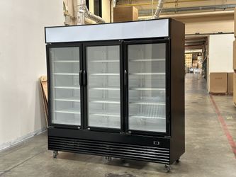 78 ins glass door Merchandiser Cooler Refrigerator NSF CSM69R