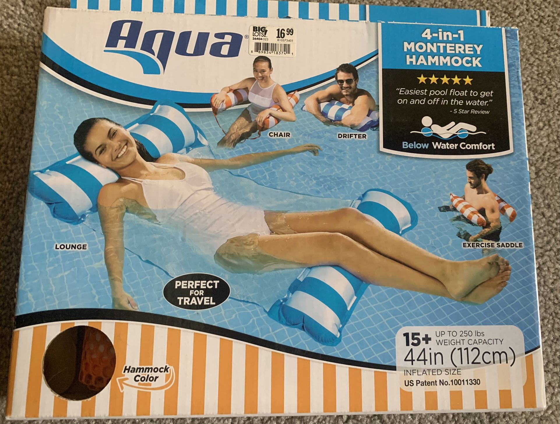 Aqua 4-in-1 Floating Monterey Hammock