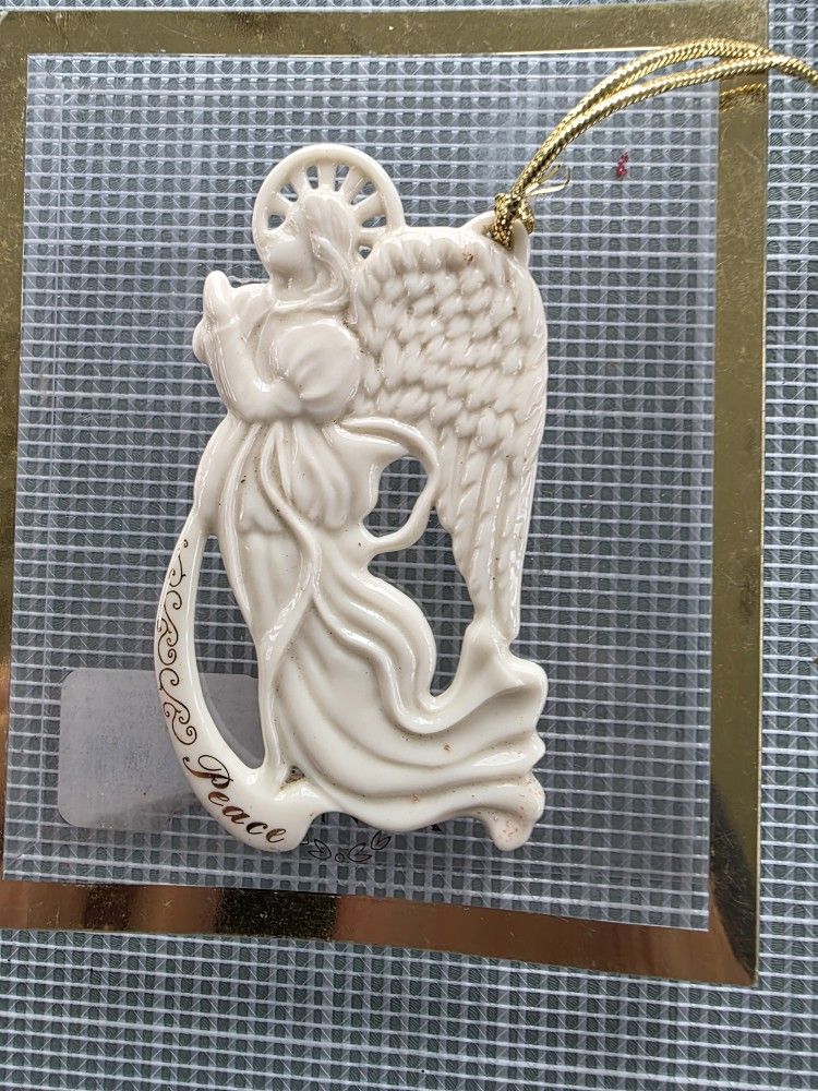 Lenox Angel Of Peace Ornament RARE