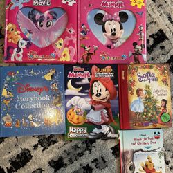 Minnie Mouse My Little Pony Disney Books Lot Puzzles