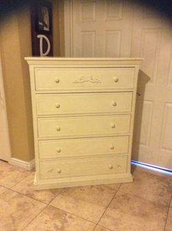 White dresser