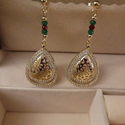 Bracelet & Earrings Gold Plated 