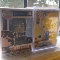 Funko Pops. 