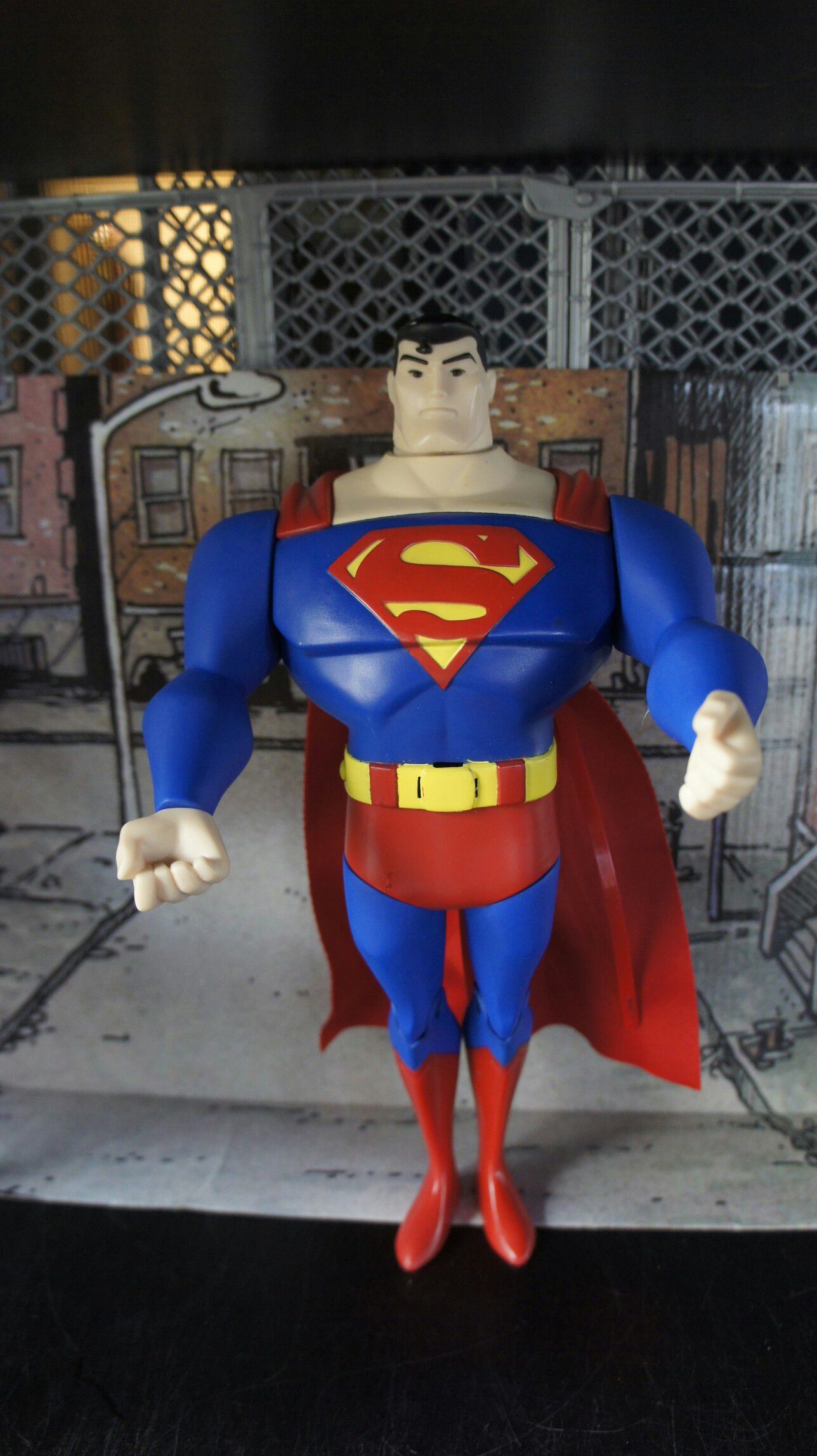10 inches tall electronic super man