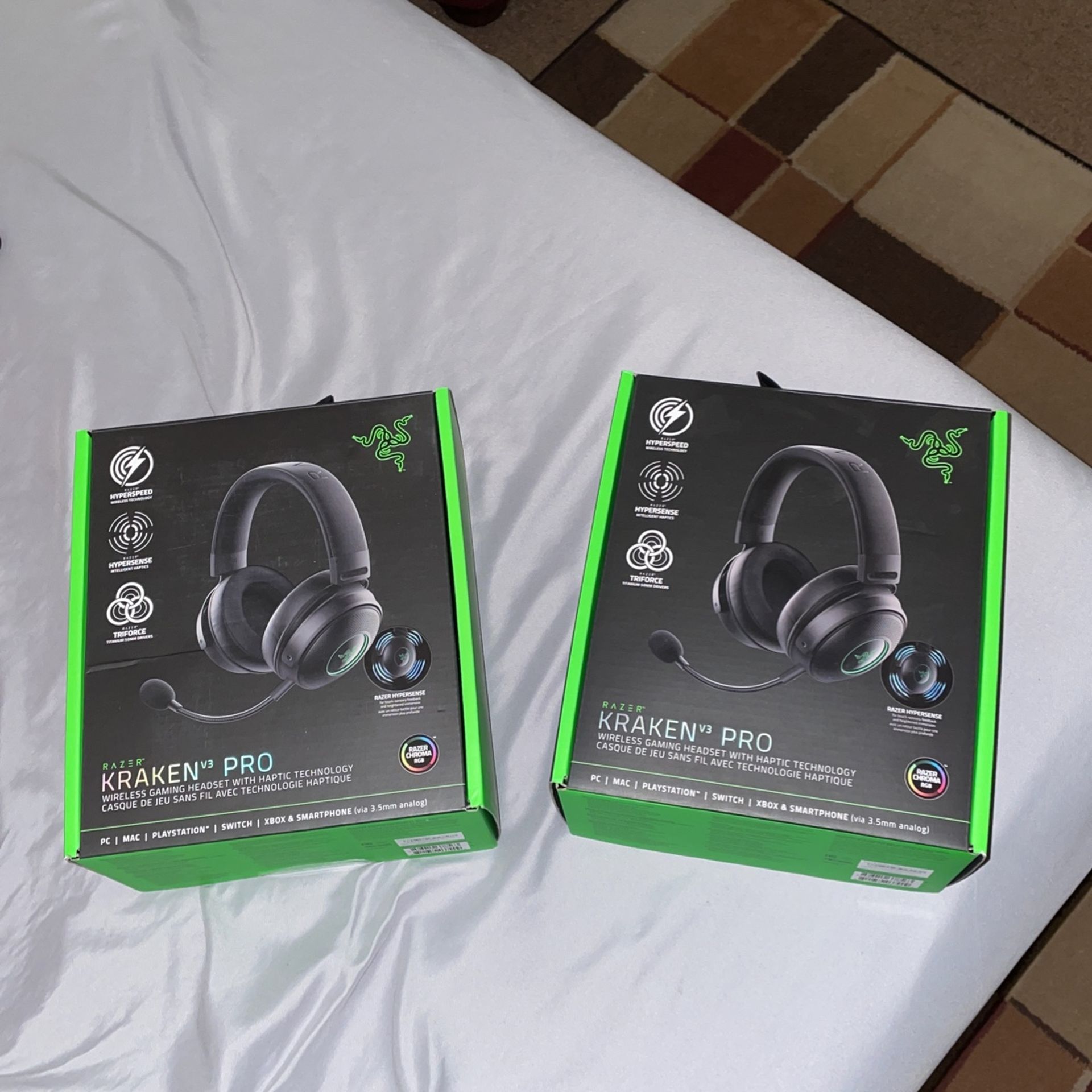 Razer Kraken V3 Pro Wireless Gaming Headset With Haptic Technology