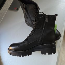 Women's Black Boots US Sz 8 Waterproof Leather Sam Edelman