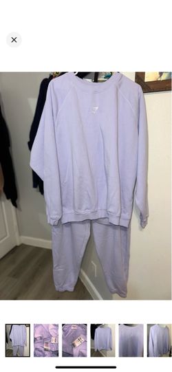 Gymshark Lavender Sweatsuit Set XL
