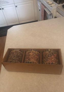 Set of 3 medium size votive candles from Marshall’s