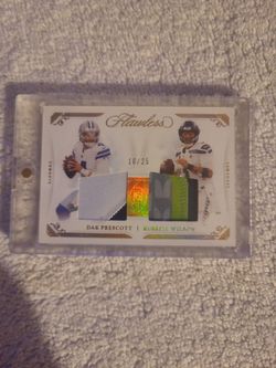 " FLAWLESS DAK PRESCOTT & RUSSELL WILSON "