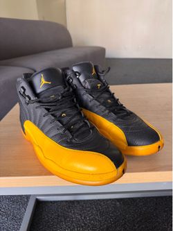 Jordan Retro 12 “Black/University Gold” Size 11 US