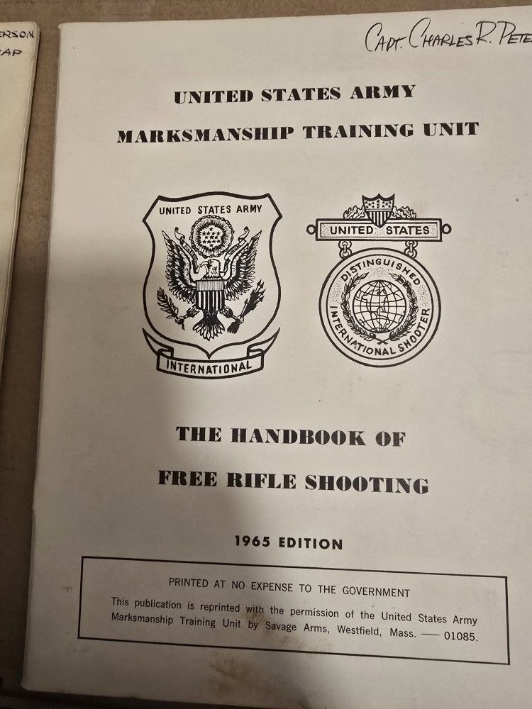 Vintage Army Training Manual 