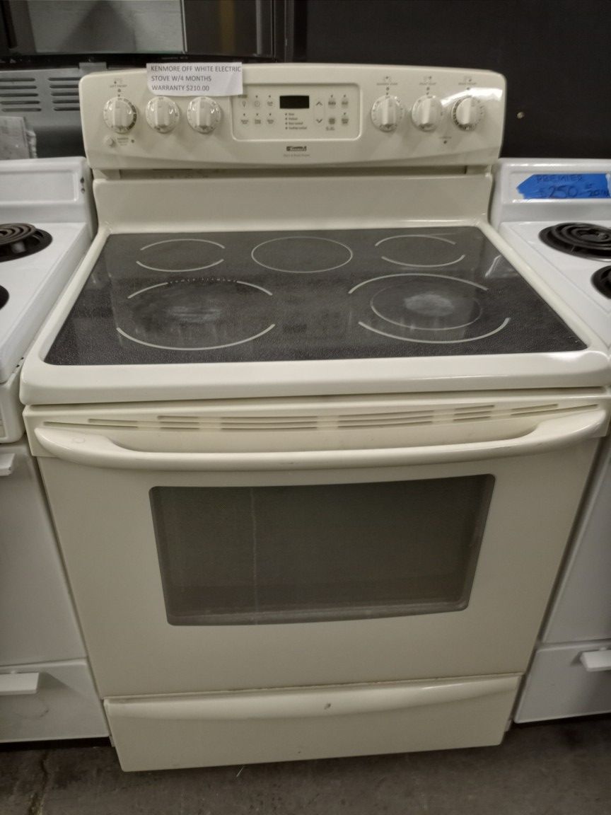 KENMORE OFF WHITE ELECTRIC STOVE WORKING PERFECT W/4 MONTHS WARRANTY