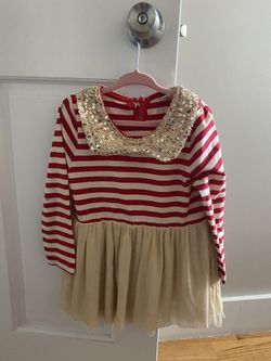 Red And Gold Tutu Dress