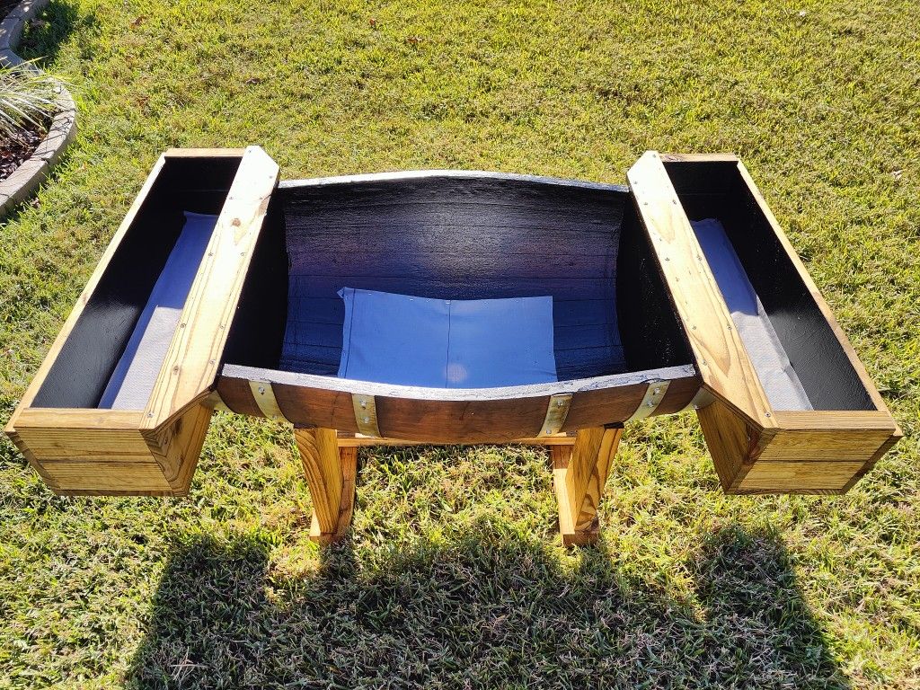 Wine Barrel Planters 