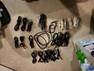 Cords...HDMI (6),  Audio/ Video (3),  S- Video (3),  Coaxial (4),  Telephone (4),  USB 2.0 (2)