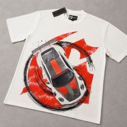 GodSpeed Porsche 911 White T Shirt Size M