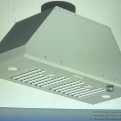 NEW 27.75” Built-in/Insert Range Hood. 900 CFM Stainless Steel Kitchen Vent Hood, Convertible for Ducted or Ductless Installation, 4-Speed Knob Contro