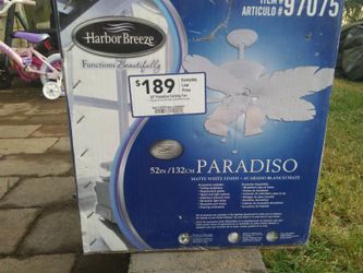 Paradiso celling fan 52"