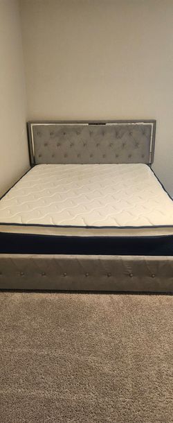 $250 Queen Size LED bed and mattress