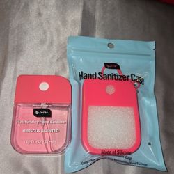 Hand Sanitizer Spray B Pure With Case Keychain 