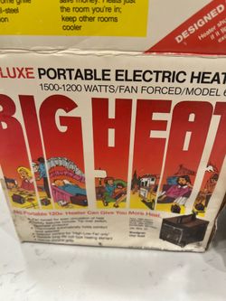 Big Heat Vintage Space Heater NEW in box