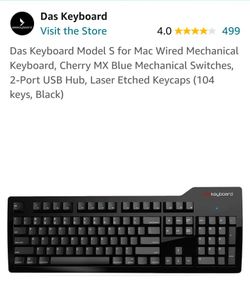 Das Keyboard Model S for Mac Wired Mechanical Keyboard