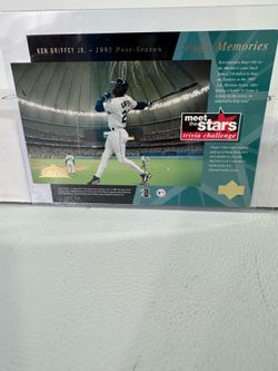 1996 Ken Griffey Jr. Upper Deck Meet the Stars Magic Memories 5x7 Card Mariners