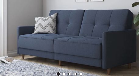 2x Twin 76'' Upholstered Convertible Sofa