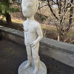 37" Tall Alien Garden Statue 