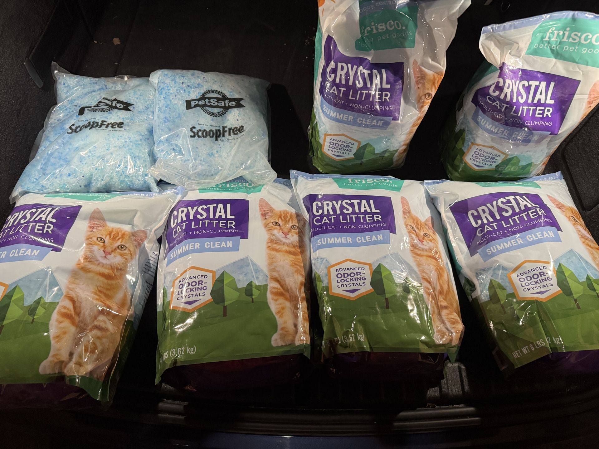 50 Pounds Of Crystal Cat litter ($120 Retail)