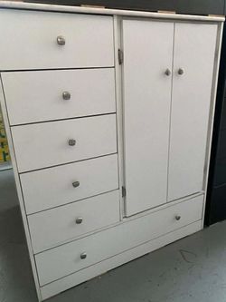 Large white Pacoima wardrobe