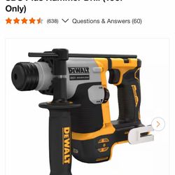 ATOMIC 20V MAX Cordless Brushless Ultra-Compact 5/8 in. SDS Plus Hammer Drill (Tool Only)