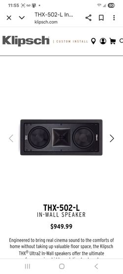 KLIPSH THX IN WALL SPEAKER !!!NEW!!!