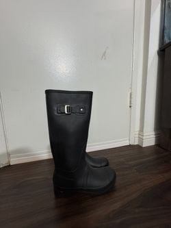 Black Rain boots 