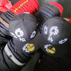 Black Denim Tears Fitted Hats