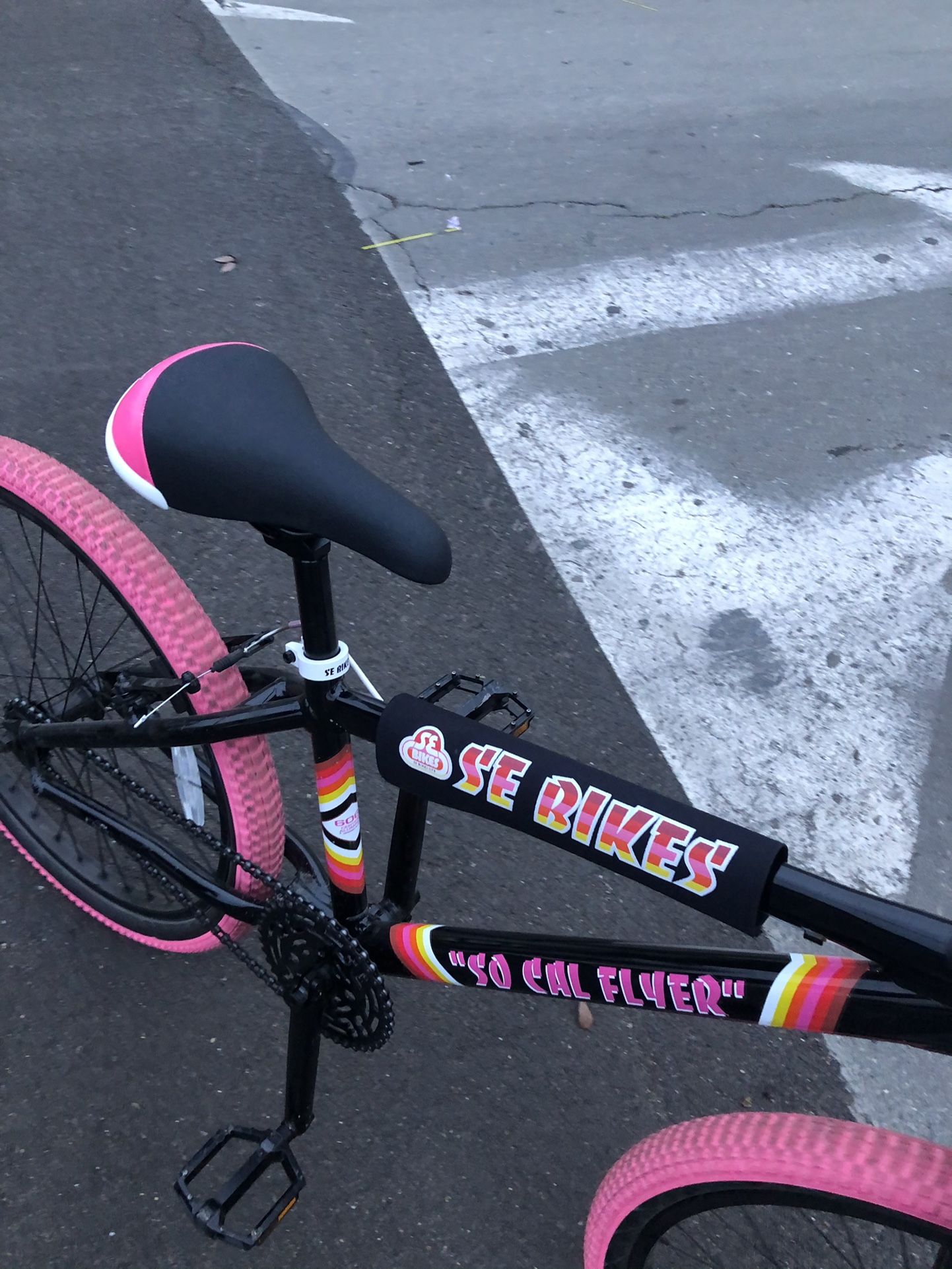 pink and black so cal flyer