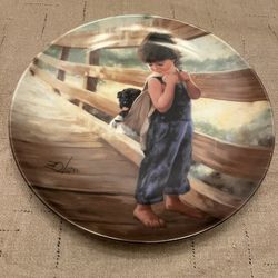Little Boy Collectors Plate 