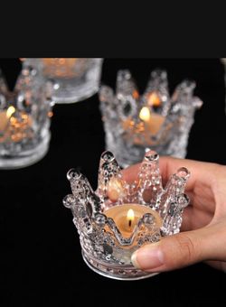 Cute Small Crown Candle Holder $6 Each 
