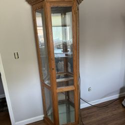Display Case (Solid Oak/Glass)