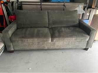 Gray Fabric Two-Seat Sofa