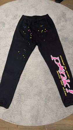 Black Sp5der pants