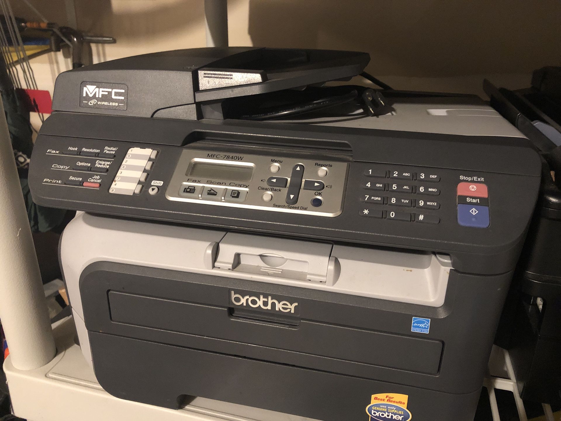 Brother MFC7840W Laser Printer