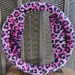 3pc Animal Print Steering Wheel Cover Universal Fit A
