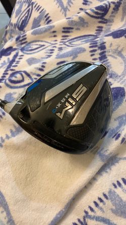 TaylorMade SIM MAX •D driver 10.5* with Motore x f3 6- Regular Graphite shaft