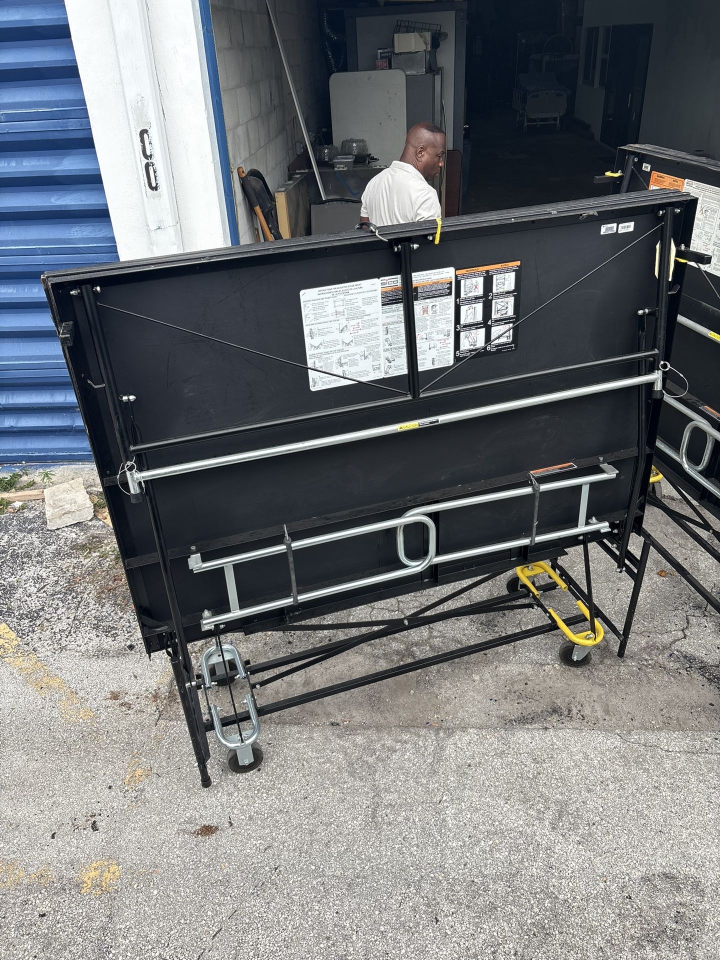 Portable Stage On Wheels