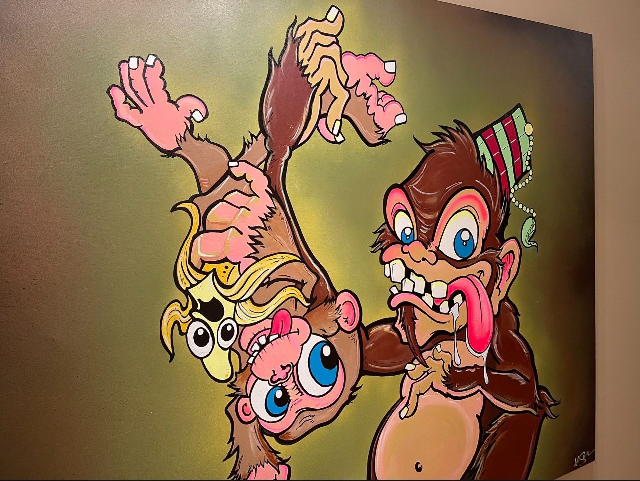 Original Kyle Schindler On 5 Foot Canvas