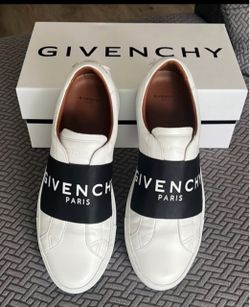 Givenchy Urban Street Sneaker, White Black, Size 43