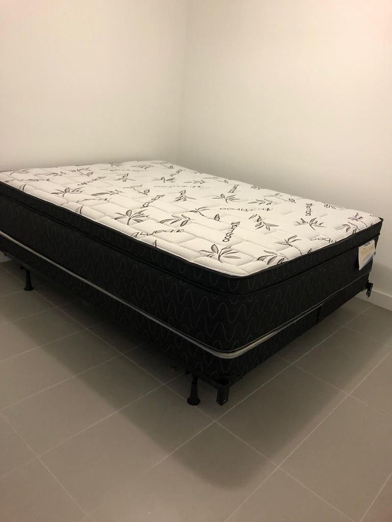 Mattress Full size Firm Orthopedic Pillow top + box spring Gift Totally new 🛏🌟🏠